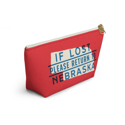 If Lost Return to Nebraska Accessory Bag-Allegiant Goods Co. Vintage Sports Apparel