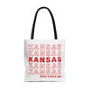 Kansas Retro Thank You Tote Bag-Allegiant Goods Co. Vintage Sports Apparel