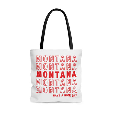 Montana Retro Thank You Tote Bag-Allegiant Goods Co. Vintage Sports Apparel