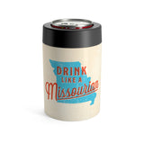 Drink Like A Missourian Can Cooler-Allegiant Goods Co. Vintage Sports Apparel