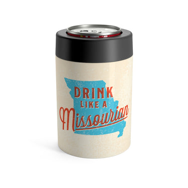 Drink Like A Missourian Can Cooler-Allegiant Goods Co. Vintage Sports Apparel