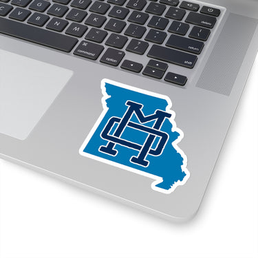 Missouri Home State Sticker (Royal & Navy Blue)-Allegiant Goods Co. Vintage Sports Apparel