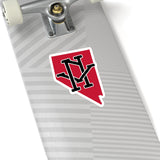 Nevada Home State Sticker (Red & Black)-Allegiant Goods Co. Vintage Sports Apparel