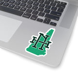 New Hampshire Home State Sticker (Green & Forest Green)-Allegiant Goods Co. Vintage Sports Apparel