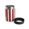 Indiana Hoosier Stripes Can Cooler-Allegiant Goods Co. Vintage Sports Apparel