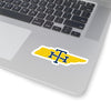 Tennessee Home State Sticker (Yellow & Navy Blue)-4x4"-Allegiant Goods Co. Vintage Sports Apparel
