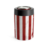 Indiana Hoosier Stripes Can Cooler-Allegiant Goods Co. Vintage Sports Apparel