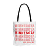 Minnesota Retro Thank You Tote Bag-Allegiant Goods Co. Vintage Sports Apparel