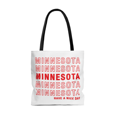 Minnesota Retro Thank You Tote Bag-Allegiant Goods Co. Vintage Sports Apparel