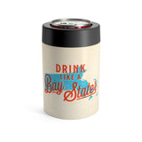 Drink Like A Bay Stater Can Cooler-Allegiant Goods Co. Vintage Sports Apparel