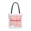 Arkansas Retro Thank You Tote Bag-Large-Allegiant Goods Co. Vintage Sports Apparel