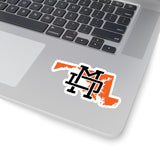 Maryland Home State Sticker (Black & Orange)-Allegiant Goods Co. Vintage Sports Apparel