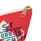 If Lost Return to Massachusetts Accessory Bag-Allegiant Goods Co. Vintage Sports Apparel