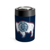 Wyoming State Flag Can Cooler-Allegiant Goods Co. Vintage Sports Apparel