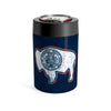 Wyoming State Flag Can Cooler-12oz-Allegiant Goods Co. Vintage Sports Apparel