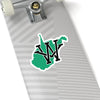 West Virginia Home State Sticker (Green & Black)-6x6"-Allegiant Goods Co. Vintage Sports Apparel