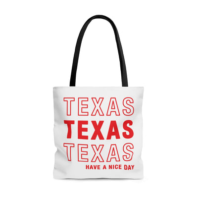 Texas Retro Thank You Tote Bag-Large-Allegiant Goods Co. Vintage Sports Apparel