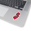 New Jersey Home State Sticker (Red & Black)-3x3"-Allegiant Goods Co. Vintage Sports Apparel