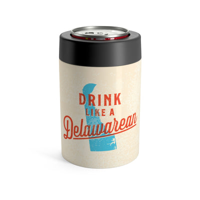 Drink Like A Delawarean Can Cooler-12oz-Allegiant Goods Co. Vintage Sports Apparel