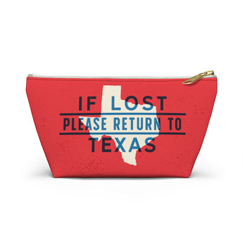 If Lost Return to Texas Accessory Bag-Allegiant Goods Co. Vintage Sports Apparel