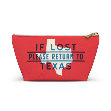 If Lost Return to Texas Accessory Bag-Allegiant Goods Co. Vintage Sports Apparel