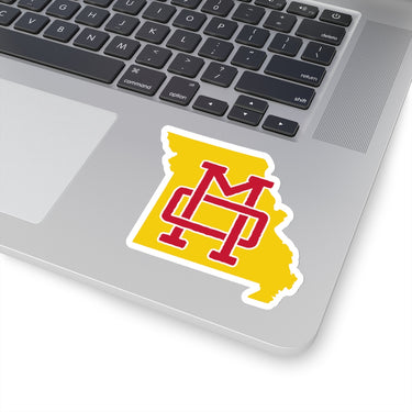 Missouri Home State Sticker (Red & Yellow)-Allegiant Goods Co. Vintage Sports Apparel