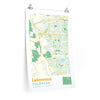 Lakewood Colorado City Street Map Poster-20″ × 30″-Allegiant Goods Co. Vintage Sports Apparel