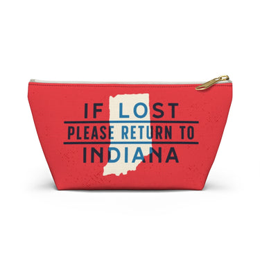 If Lost Return to Indiana Accessory Bag-Allegiant Goods Co. Vintage Sports Apparel