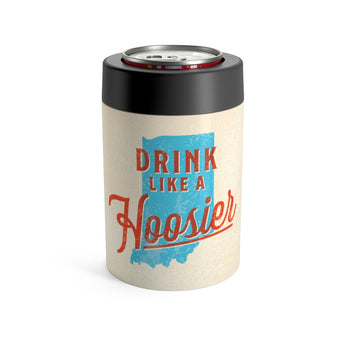 Drink Like A Hoosier Can Cooler-Allegiant Goods Co. Vintage Sports Apparel