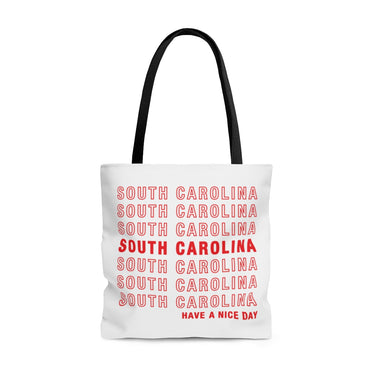 South Carolina Retro Thank You Tote Bag-Allegiant Goods Co. Vintage Sports Apparel