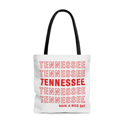 Tennessee Retro Thank You Tote Bag-Large-Allegiant Goods Co. Vintage Sports Apparel