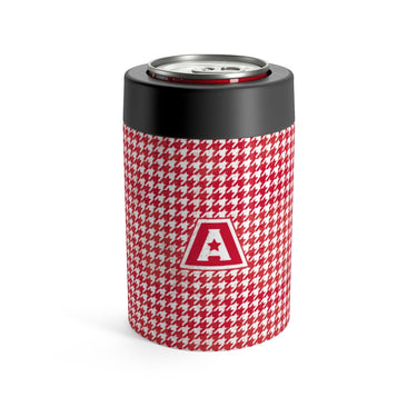 Georgia Houndstooth Can Cooler-Allegiant Goods Co. Vintage Sports Apparel