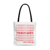 Pennsylvania Retro Thank You Tote Bag-Allegiant Goods Co. Vintage Sports Apparel