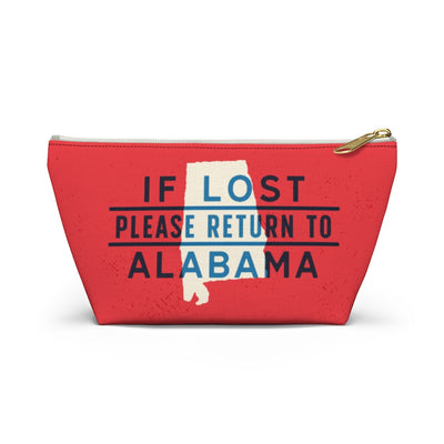 If Lost Return to Alabama Accessory Bag-Small-Allegiant Goods Co. Vintage Sports Apparel