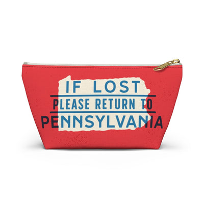 If Lost Return to Pennsylvania Accessory Bag-Small-Allegiant Goods Co. Vintage Sports Apparel