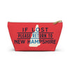 If Lost Return to New Hampshire Accessory Bag-Small-Allegiant Goods Co. Vintage Sports Apparel