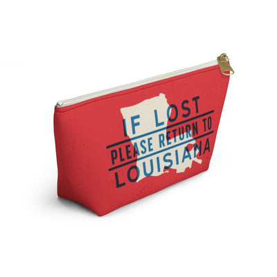 If Lost Return to Louisiana Accessory Bag-Allegiant Goods Co. Vintage Sports Apparel