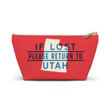 If Lost Return to Utah Accessory Bag-Allegiant Goods Co. Vintage Sports Apparel