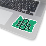 Oregon Home State Sticker (Green & Forest Green)-Allegiant Goods Co. Vintage Sports Apparel