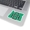 Oregon Home State Sticker (Green & Forest Green)-4x4"-Allegiant Goods Co. Vintage Sports Apparel