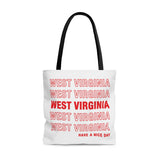 West Virginia Retro Thank You Tote Bag-Allegiant Goods Co. Vintage Sports Apparel