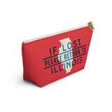 If Lost Return to Illinois Accessory Bag-Allegiant Goods Co. Vintage Sports Apparel