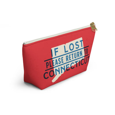 If Lost Return to Connecticut Accessory Bag-Allegiant Goods Co. Vintage Sports Apparel