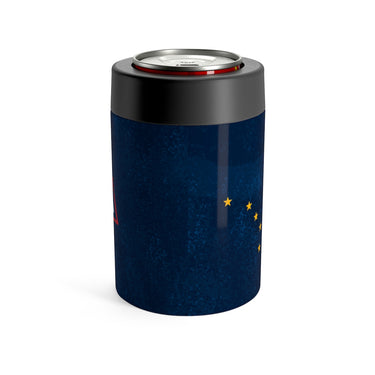 Alaska State Flag Can Cooler-Allegiant Goods Co. Vintage Sports Apparel