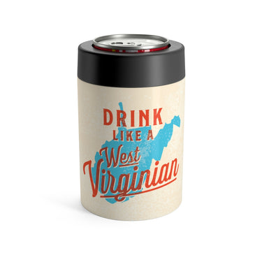 Drink Like A West Virginian Can Cooler-Allegiant Goods Co. Vintage Sports Apparel
