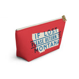 If Lost Return to Montana Accessory Bag-Allegiant Goods Co. Vintage Sports Apparel
