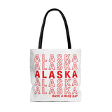 Alaska Retro Thank You Tote Bag-Allegiant Goods Co. Vintage Sports Apparel