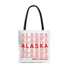 Alaska Retro Thank You Tote Bag-Allegiant Goods Co. Vintage Sports Apparel