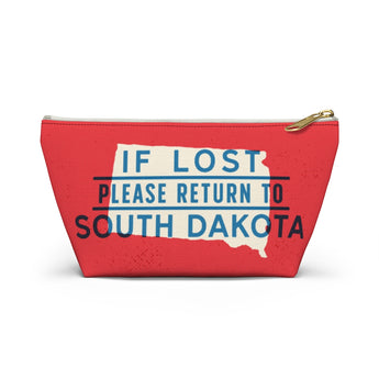 If Lost Return to South Dakota Accessory Bag-Allegiant Goods Co. Vintage Sports Apparel