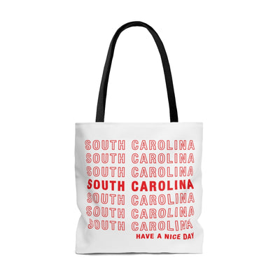South Carolina Retro Thank You Tote Bag-Allegiant Goods Co. Vintage Sports Apparel